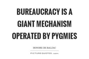 bureaucracy-is-a-giant-mechanism-operated-by-pygmies-quote-1-1554315106
