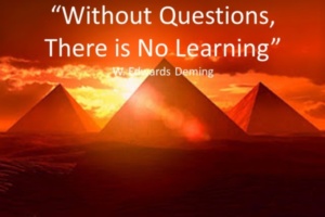 Without Questions there is no learning